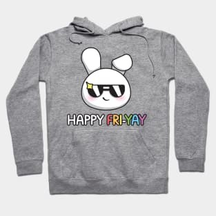 Happy FRI-YAY: Funny Teacher Design Hoodie